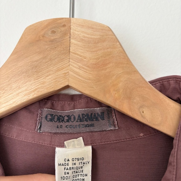 Vintage Giorgio Armani button down shirt - Picture 4 of 5